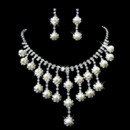 Beautiful Crystal Earring Necklace Set Wedding Bridal Jewelry Collection