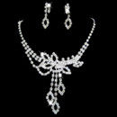 Cheap Crystal Earring Necklace Set Wedding Bridal Jewelry Collection