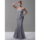 Classic Mermaid/ Trumpet Spaghetti Straps Prom Evening Dress