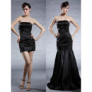 Custom Two in one Mermaid Evening Dress for Women with Detachable Skirts