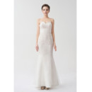 Elegant Mermaid/ Trumpet Sweetheart Court Train Wedding Dress