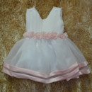 Adorable Ball Gown V-Neck Knee Length Little Girl Party Dress