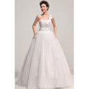 Modern One Shoulder Ball Gown Floor Length Satin Dress for Spring Wedding