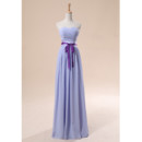 Elegant Sheath/ Column Sweetheart Chiffon Bridesmaid Dress for Summer Wedding