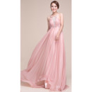 Affordable Sexy Empire Chiffon Sweep Train Prom Evening for Women