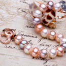 Affordable Multicolor 8.5 - 9.5mm Freshwater Off-Round Pearl Bracelet