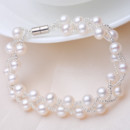 Affordable Multicolor 6 - 7mm Freshwater Off-Round Pearl Bracelet