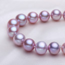 Beautiful Purple 9.5 - 10.5mm Freshwater Off-Round Pearl Bracelet