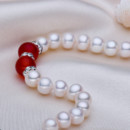 Affordable Beautiful White 7.5 - 8.5mm Freshwater Off-Round Pearl Bracelet