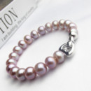 Beautiful White/ Pink/ Purple/ Multicolor 7.5 - 8.5mm Freshwater Pearl Bracelet