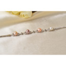 Inexpensive Multicolor 7 - 8mm Freshwater Off-Round Bridal Pearl Bracelets