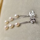 Chic White Drop 6.5-7mm Freshwater Natural Pearl Earring Set