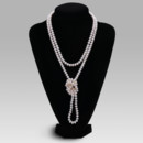 Elegant White 8 - 9mm Freshwater Off-Round Pearl Necklace