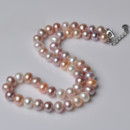 Beautiful Multicolor 8 - 9mm Freshwater Off-Round Pearl Necklaces