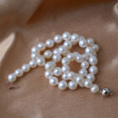 Beautiful White 6 - 7mm Freshwater Round Pearl Necklaces