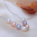 Amazing Multi-Color Drop 8-9mm Freshwater Natural Pearl Pendants