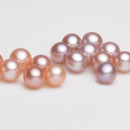 Affordable White/ Pink/ Purple Round 9.5-9.8mm Freshwater Natural Pearl Pendants