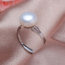 Affordable Pink/ White/ Purple 9 - 11mm Freshwater Off-Round Pearl Ring