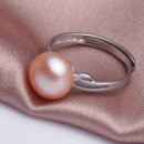 Affordable Pink/ White/ Purple 9 - 11mm Freshwater Off-Round Pearl Ring