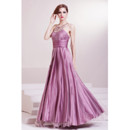 Inexpensive Beautiful Sexy Halter A-Line Satin Long/ Maxi Prom Evening Dress for Women