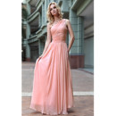 Affordable Designer One Shoulder Chiffon Floor Length Sheath Evening Dress