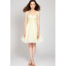 Affordable Simple A-Line Sweetheart Short Chiffon Junior Homecoming Dress for Girls