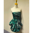 Girls Jovani Strapless Short Taffeta Homecoming/ Party Dress