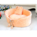Orange Soft & Cozy Velvet Pet Mat Dog Cat Puppy Sleeping Bed 2 Sizes