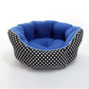 Blue Soft & Cozy Washable Round Pet Mat Dog Cat Puppy Sleeping Bed