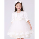 Affordable Beautiful Ball Gown Sleeveless Short First Holy Communion Dress with Outfits