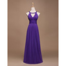 Women's Beautiful Halter Long Chiffon Formal Evening Prom Dress