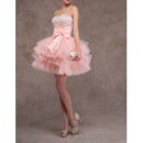 Discount Gorgeous Sweetheart Short Tulle Layered Skirt Homecoming Dress