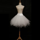 White Tulle Mini Skirts/ Wedding Petticoat for Ladies/ Girls