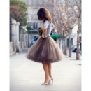 Women's Party A-Line Tulle Knee Length Skirts/ Wedding Petticoat