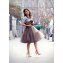 Women's Party A-Line Tulle Knee Length Skirts/ Wedding Petticoat