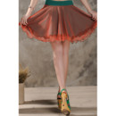 Rainbow Multi-Colored Organza Mini Skirts/ Wedding Petticoat