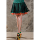 Rainbow Multi-Colored Organza Mini Skirts/ Wedding Petticoat