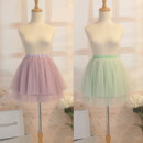 Girls' Ball Gown Candy Color Tulle Mini Skirts