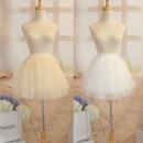 Girls' Ball Gown Candy Color Tulle Mini Skirts