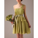 Short Chiffon Bridesmaid Dresses