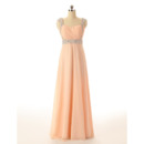 Classy Sweetheart Floor Length Chiffon Prom Evening Dress with Straps