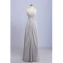 Stylish Sweetheart Full Length Chiffon Beading Bridesmaid Dress Under $100