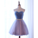 Boho A-Line Sweetheart Short Multi-Color Homecoming Dress