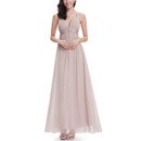 Discount Sweetheart Long Chiffon Formal Evening Wear Dress with Straps