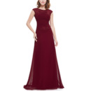 New Style Elegant A-Line Floor Length Chiffon Evening Party Dress