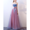 Beautiful Sweetheart Long Contrast Color Formal Evening Dress