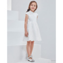 2022 New Classy Mandarin Collar Mini/ Short Flower Girl Dress