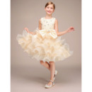 Little Girls Affordable Pretty Short Ruffle Skirt Flower Girl / Little Girl Party Dresses