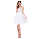 Girls Sexy A-Line Sweetheart Mini/ Short Homecoming/ Graduation Dress