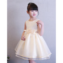 2022 Style Ball Gown Mini/ Short Flower Girl Dress for Wedding